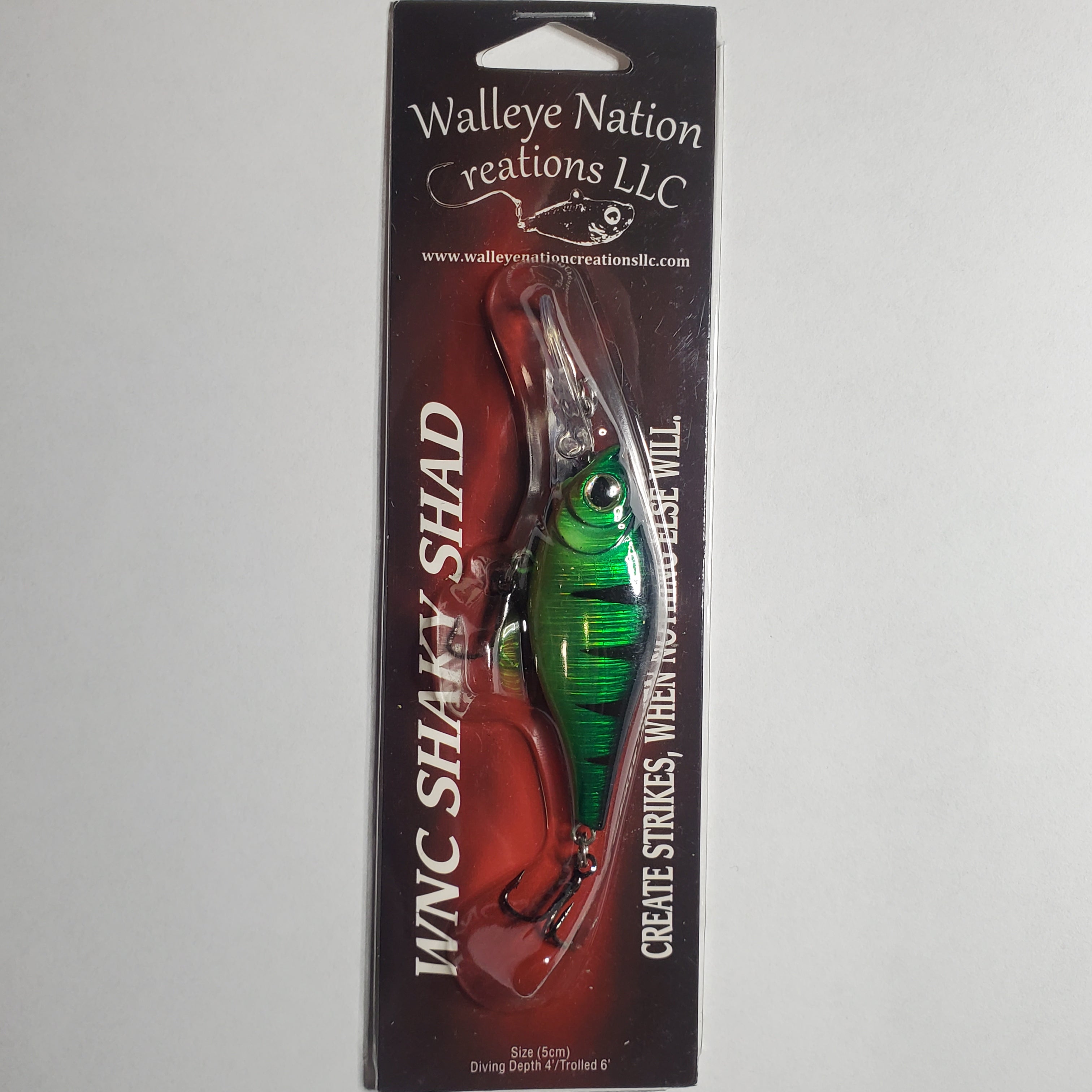 Walleye Nations Creations Shaky Shad Perch