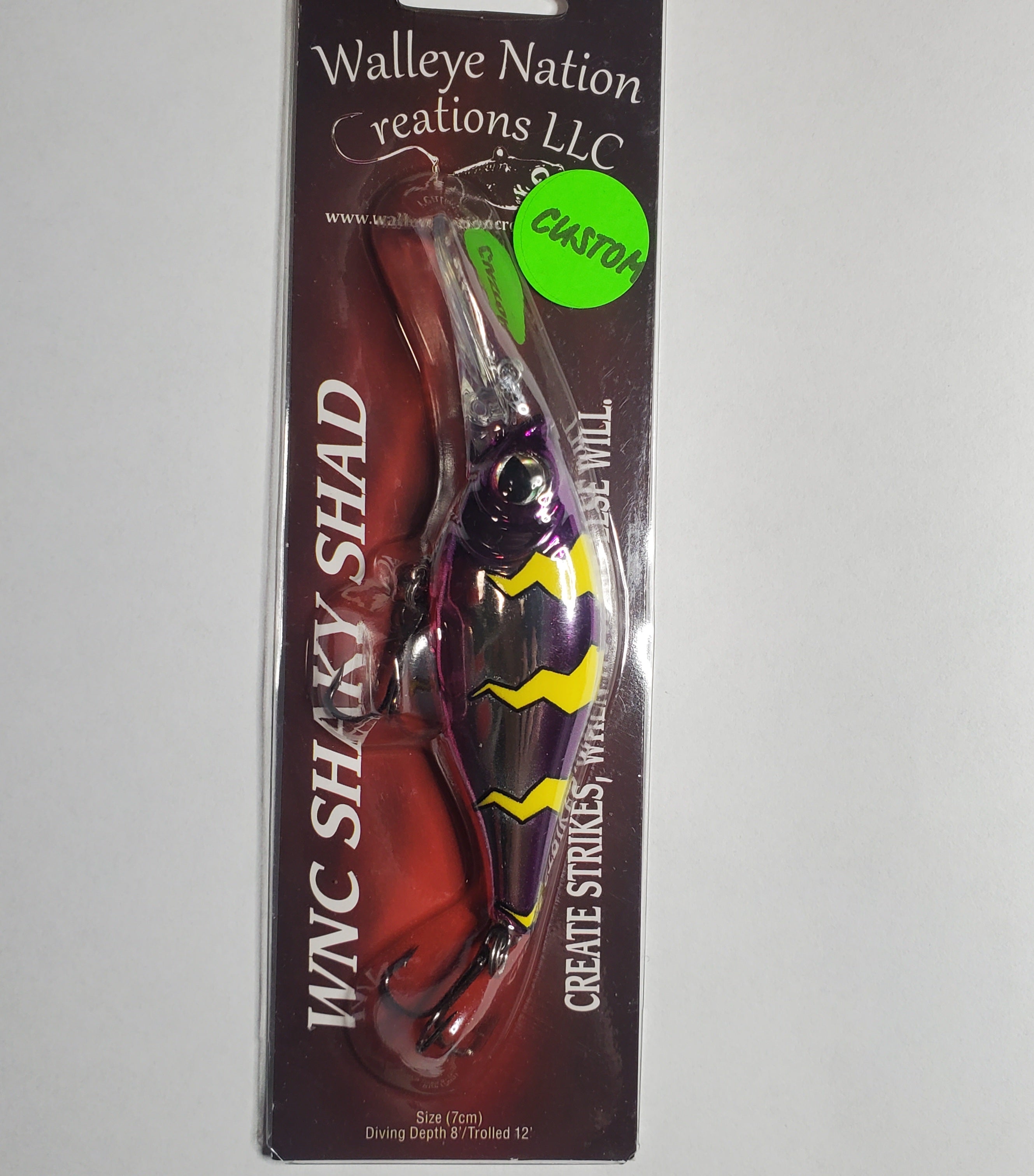 Walleye Nations Creations Shaky Shad Puff
