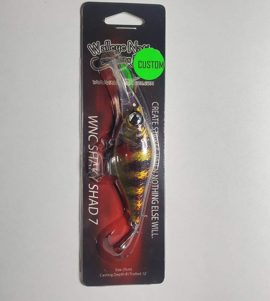 Walleye Nations Creations Shaky Shad Savage Perch