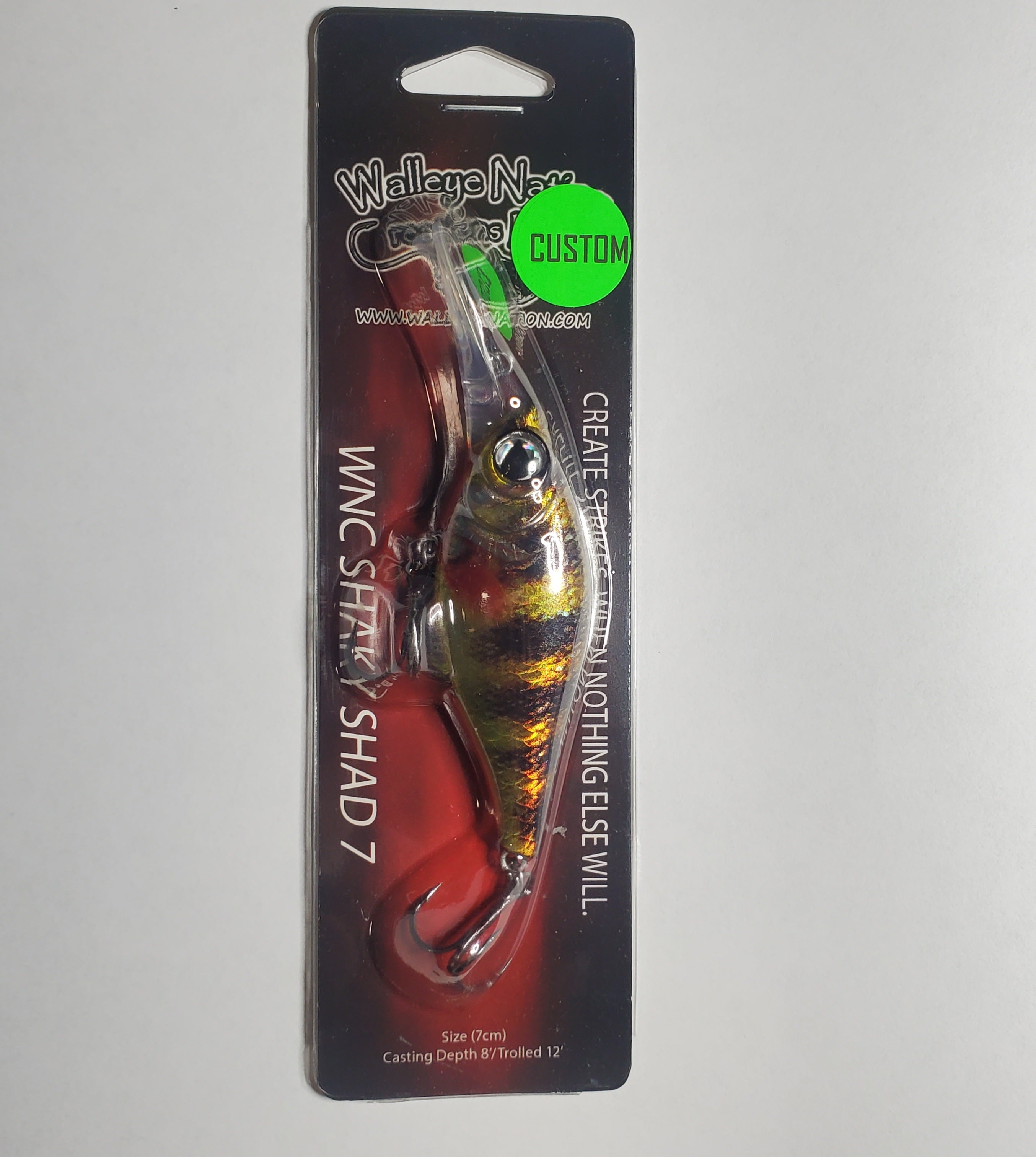 Walleye Nations Creations Shaky Shad Savage Perch