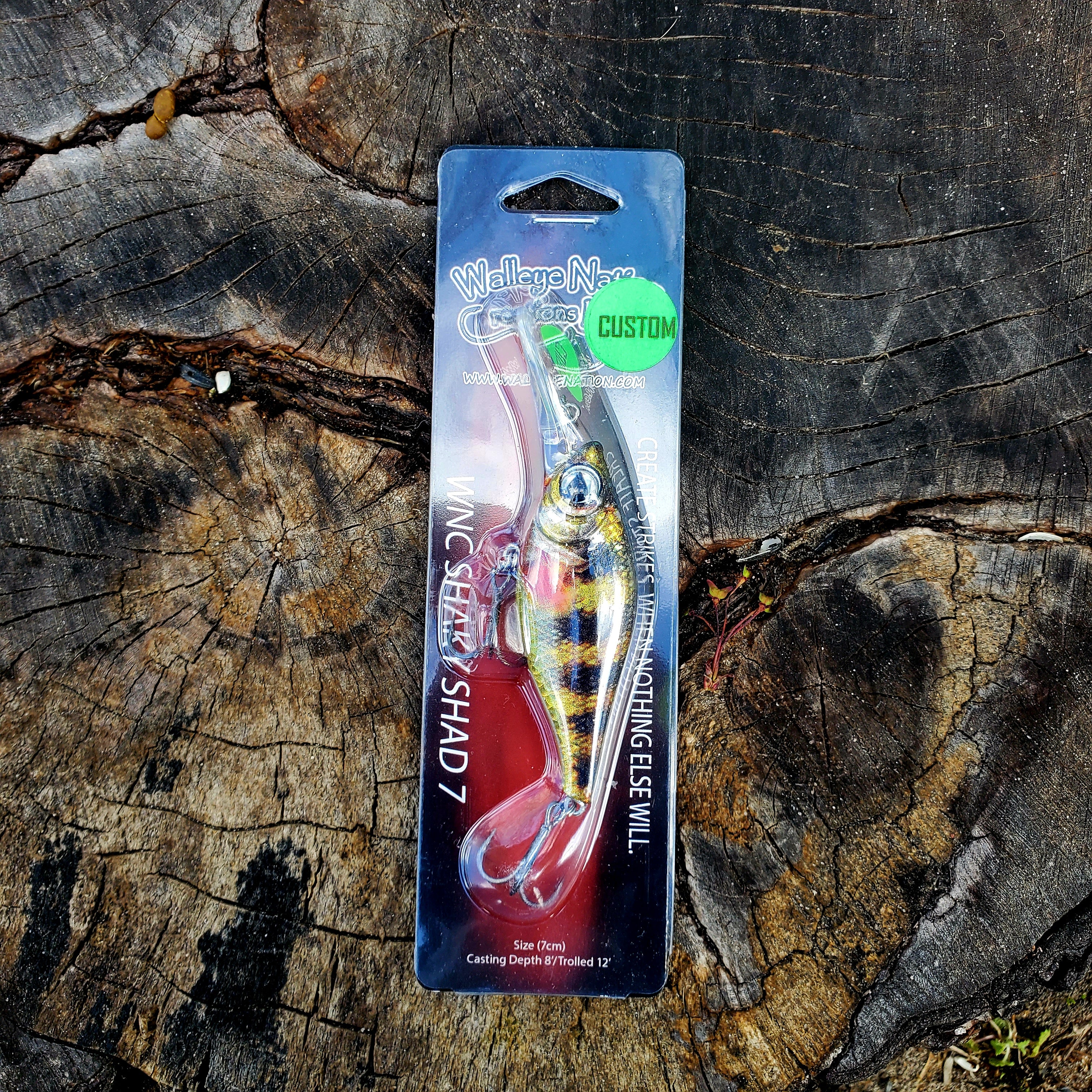 Walleye Nations Creations Shaky Shad Savage Perch