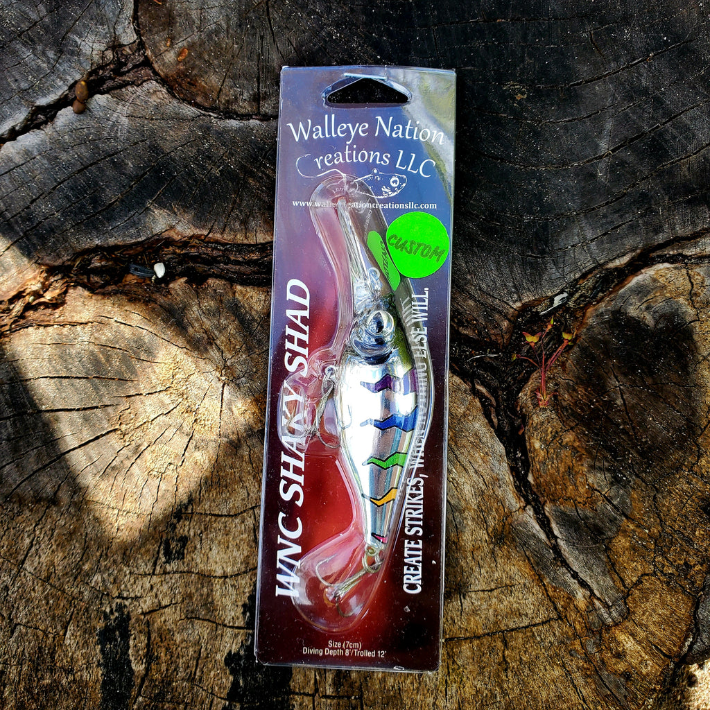 Walleye Nations Creations Shaky Shad Black Head Wonderbread