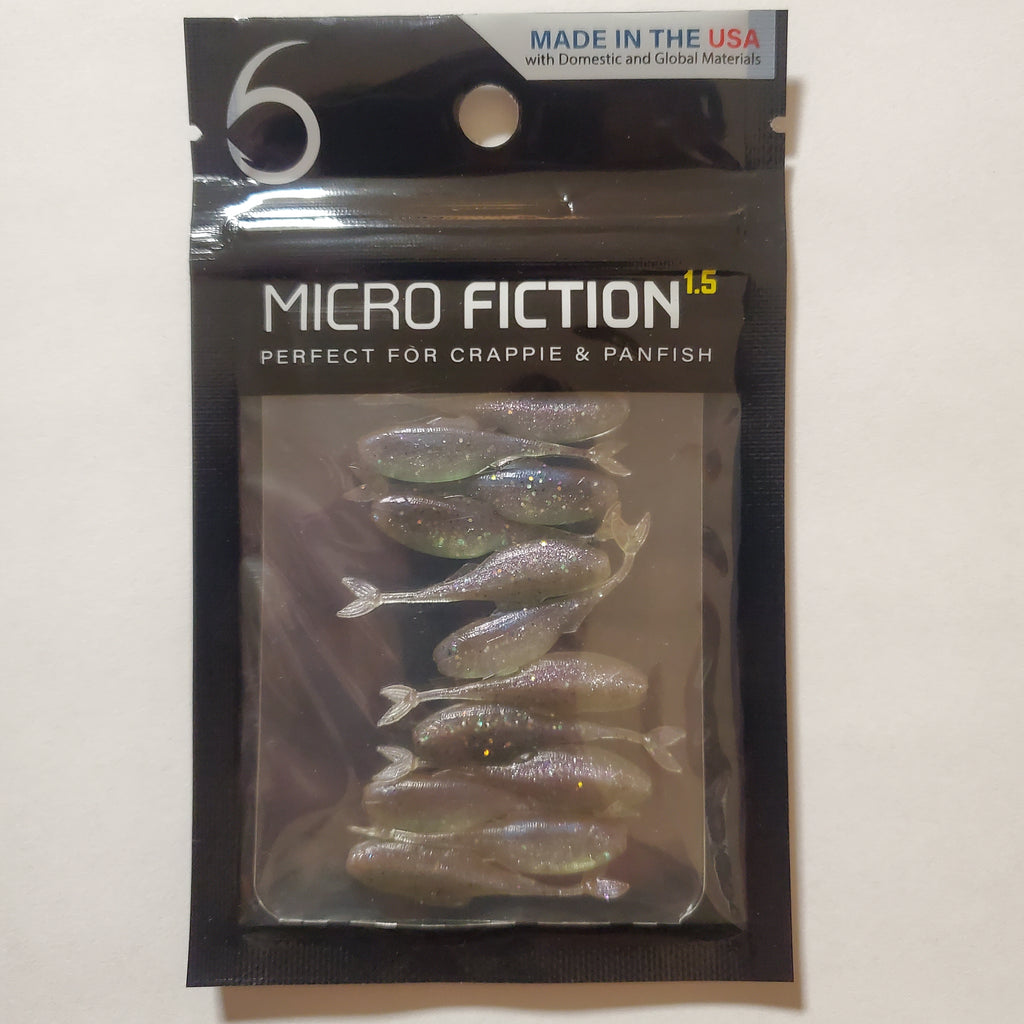 6th Sense Micro Fiction Soft Bait Ghost Minnow