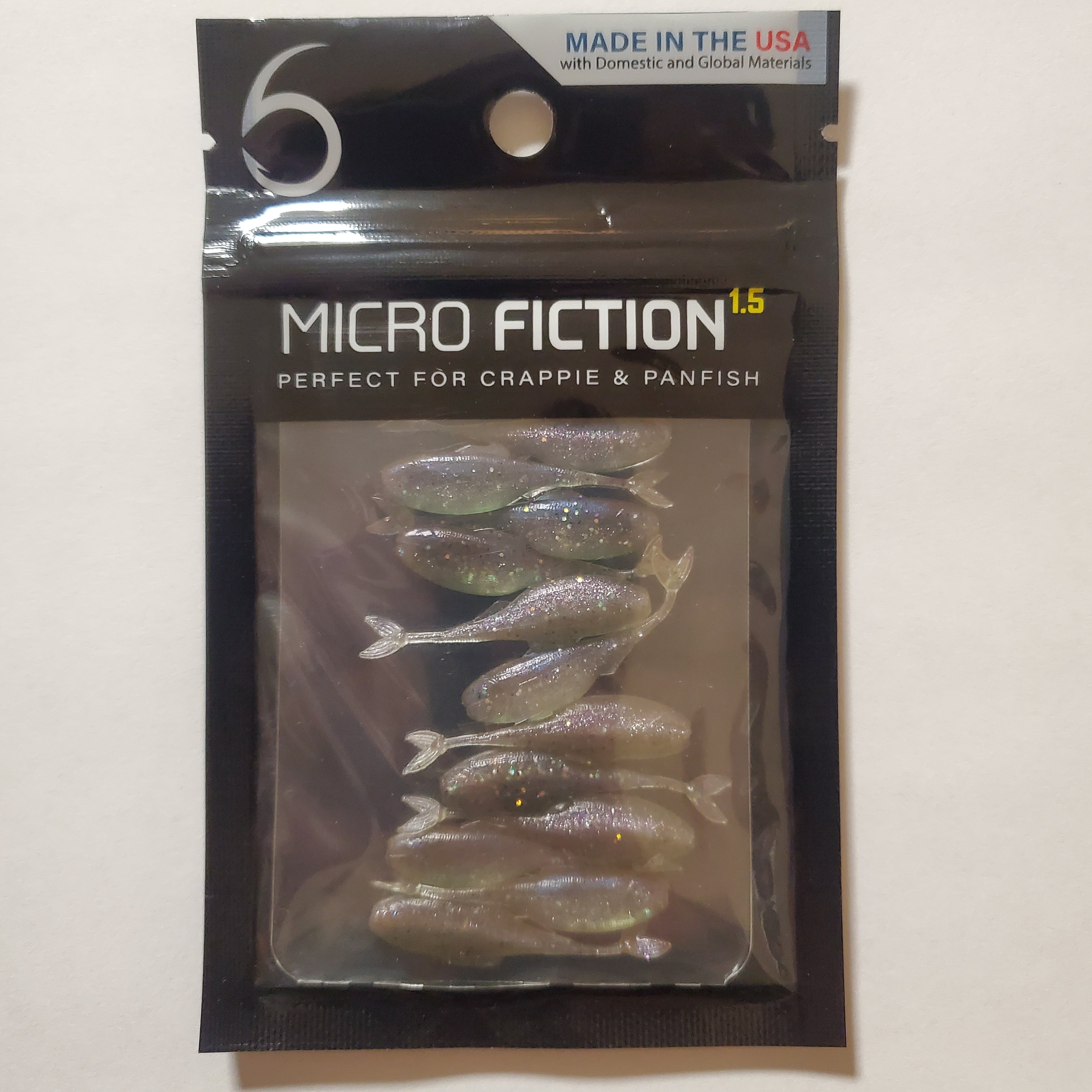6th Sense Micro Fiction Soft Bait Ghost Minnow