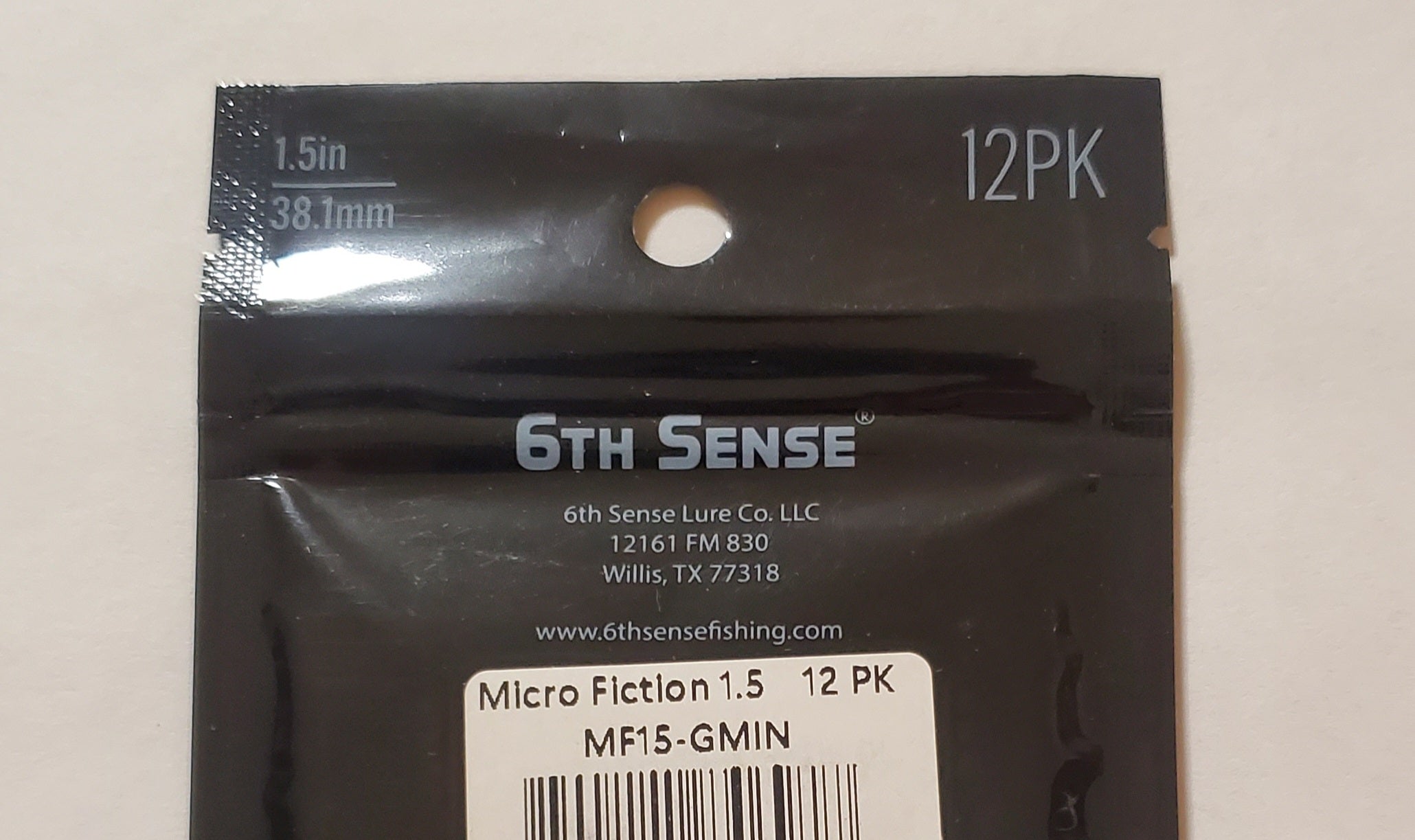 6th Sense Micro Fiction Soft Bait Ghost Minnow