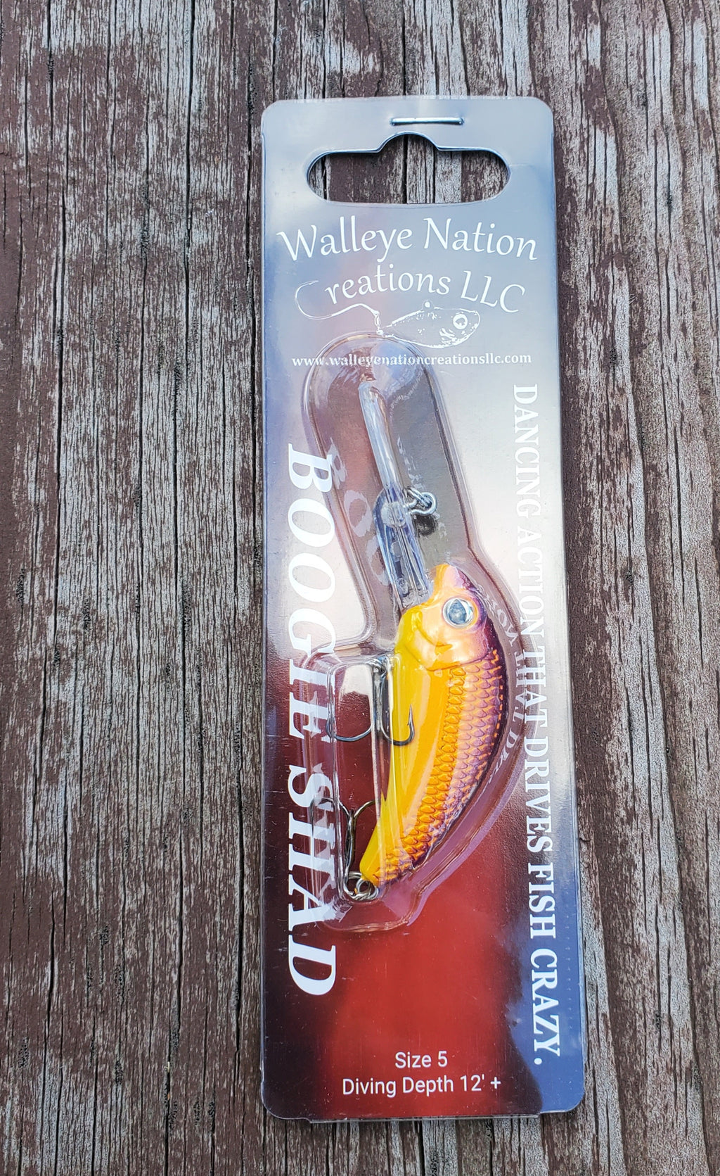 Walleye Nations Creations Boogie Shad CrankBait