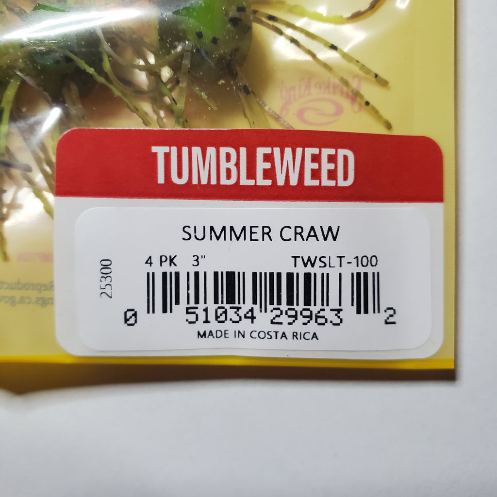 Strike King Tumbleweed Dice Bait Summer Craw Salted