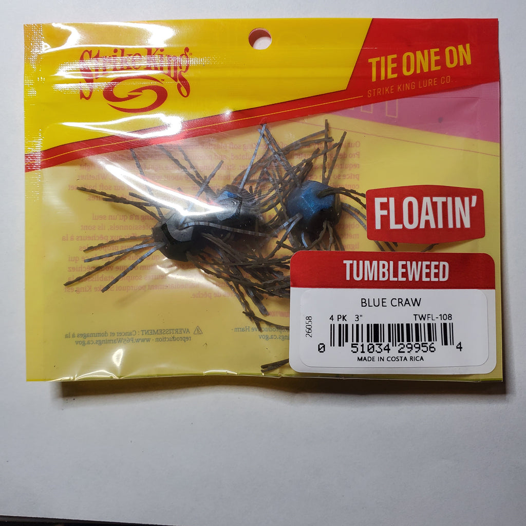 Strike King Tumbleweed Dice Bait Blue Craw