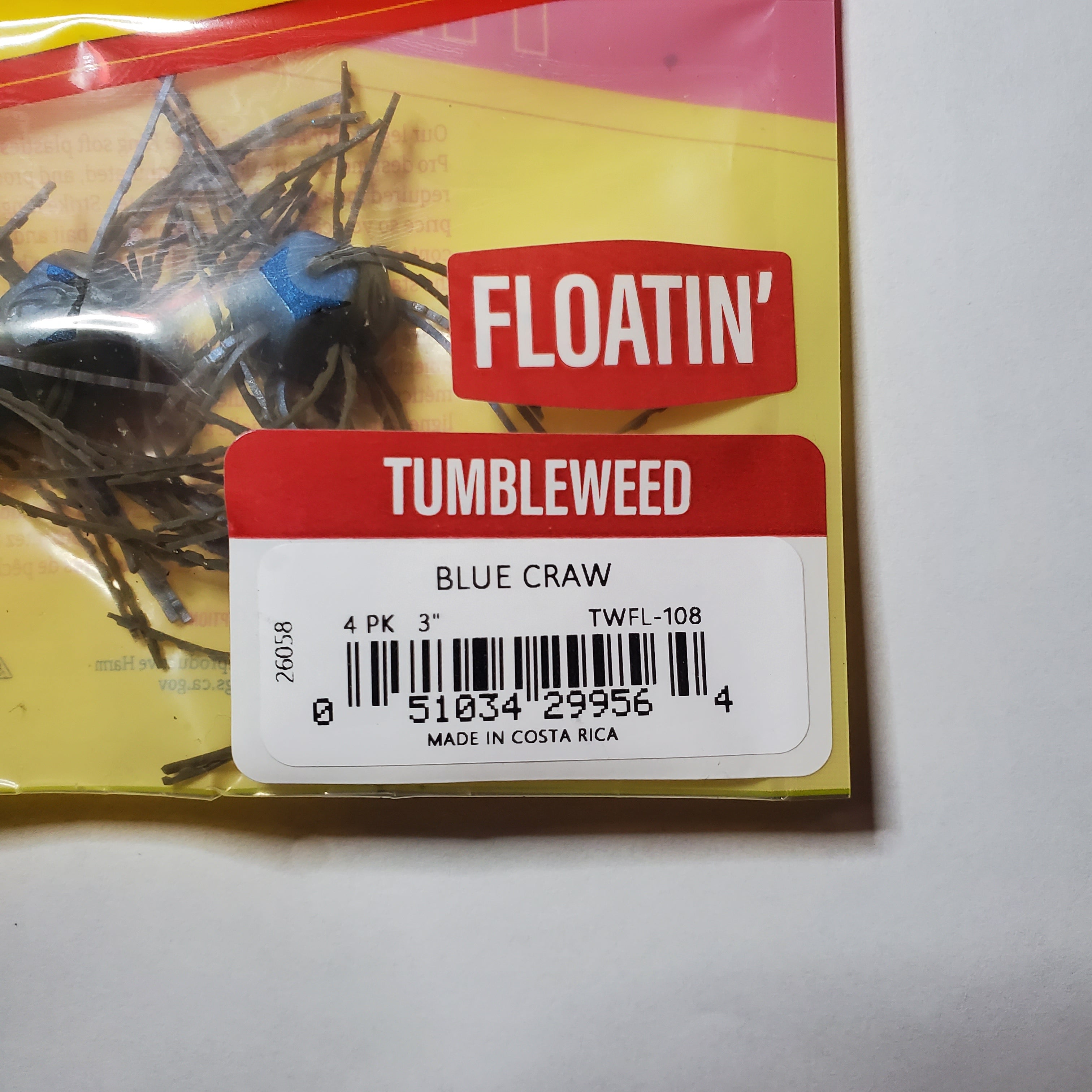 Strike King Tumbleweed Dice Bait Blue Craw