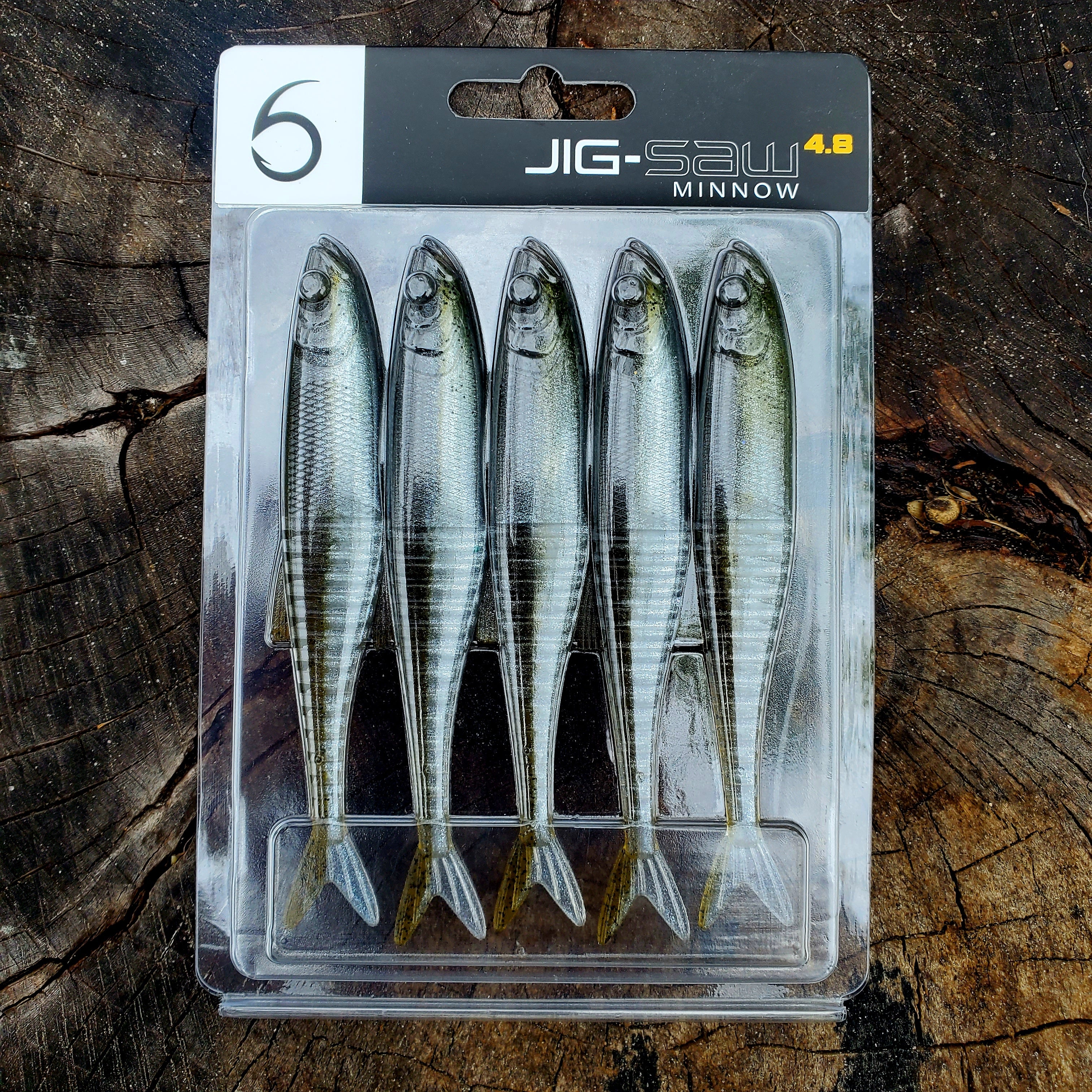 6th Sense JigSaw Minnow Green Pumpkin Pearl(Shad) – Grandpa's