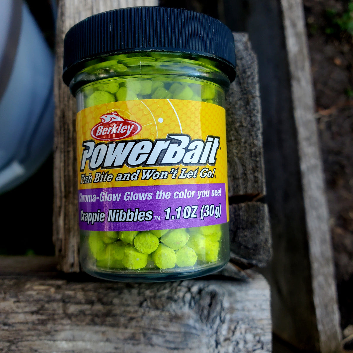 berkley crappie nibbles tackle box Berkley PowerBait Chroma-Glow Crappie Nibbles Glow Chartreuse – Grandpa's Tackle  Box