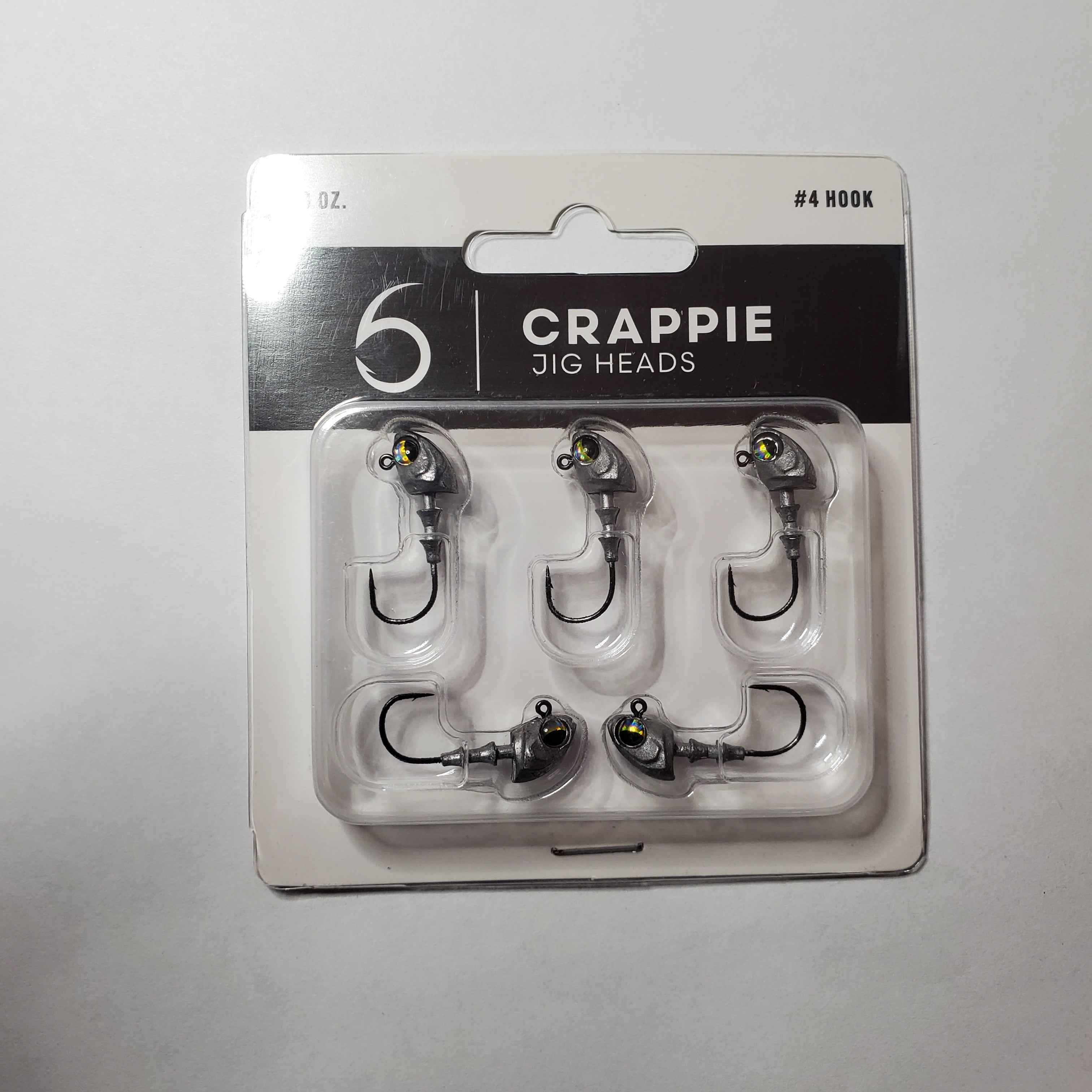 6th Sense Crappie Jig Head - Size 4 Silver Shad 1/8oz