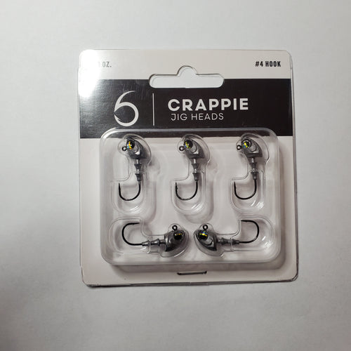 6th Sense Crappie Jig Head - Size 4 Silver Shad 1/8oz