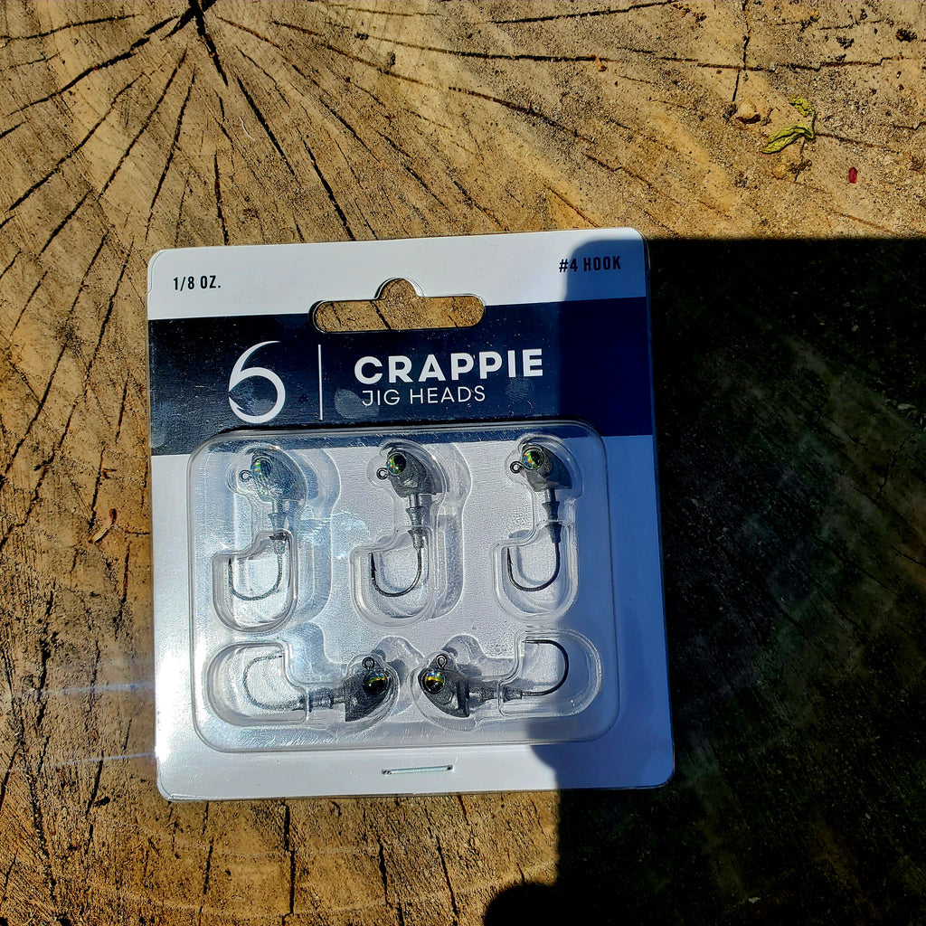 6th Sense Crappie Jig Head - Size 4 Silver Shad 1/8oz