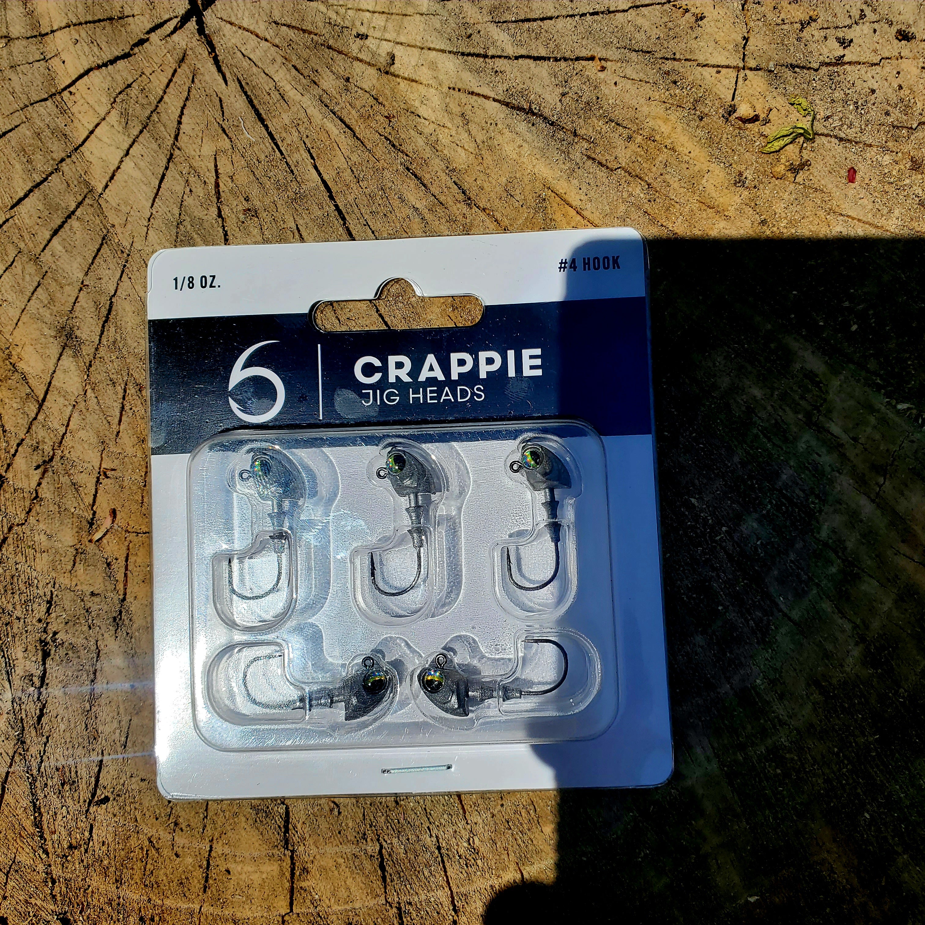 6th Sense Crappie Jig Head - Size 4 Silver Shad 1/8oz