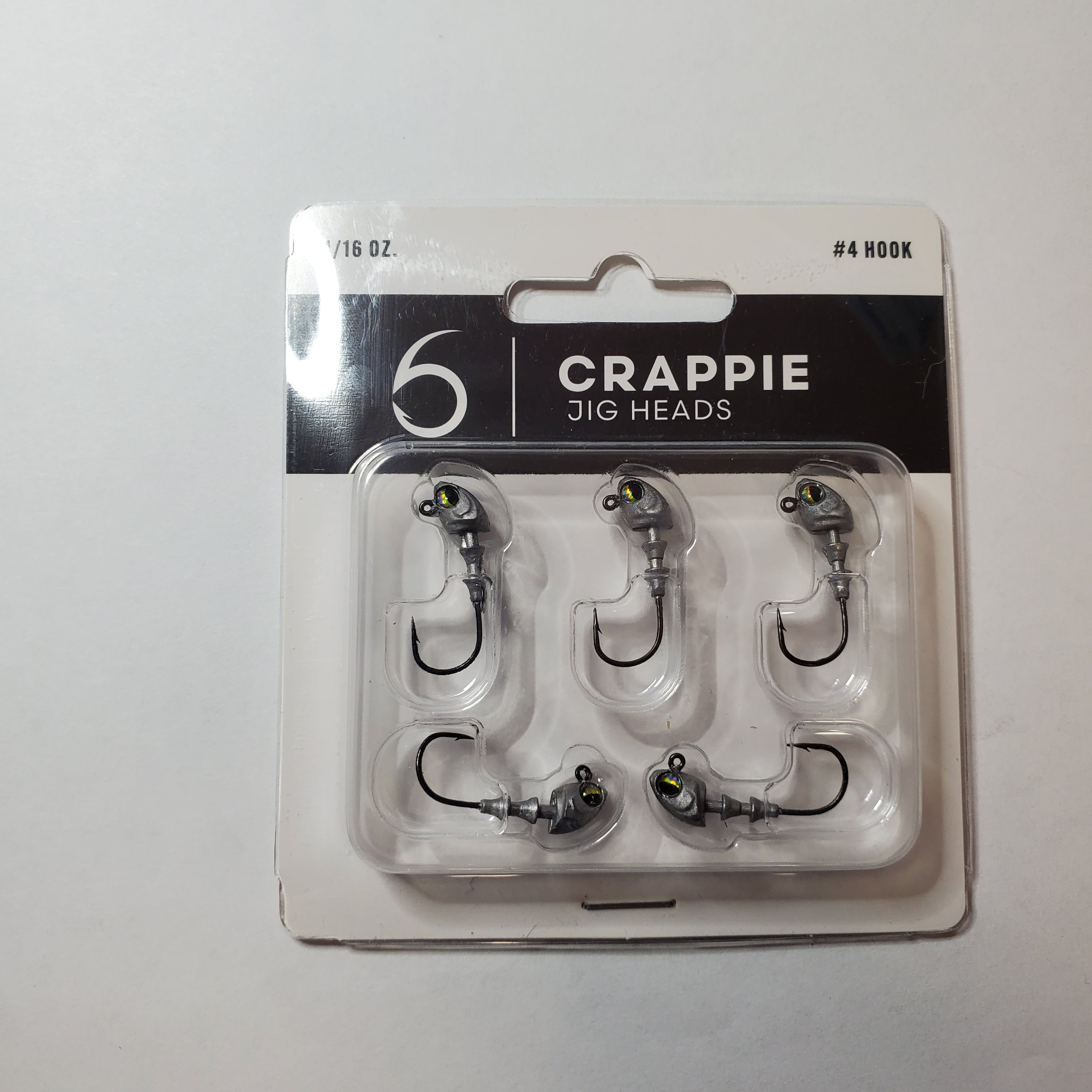 6th Sense Crappie Jig Head - Size 4 Silver Shad 1/16oz