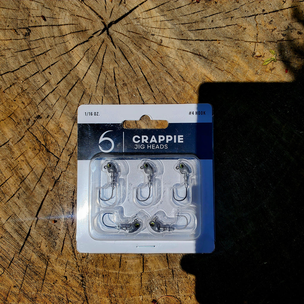 6th Sense Crappie Jig Head - Size 4 Silver Shad 1/16oz