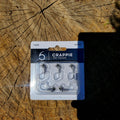 6th Sense Crappie Jig Head - Size 4 Silver Shad 1/16oz