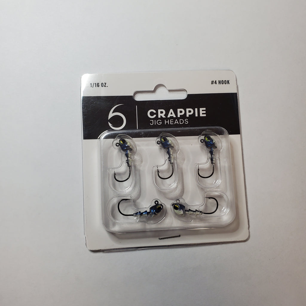 6th Sense Crappie Jig Head - Size 4 Baby Shad 1/16oz