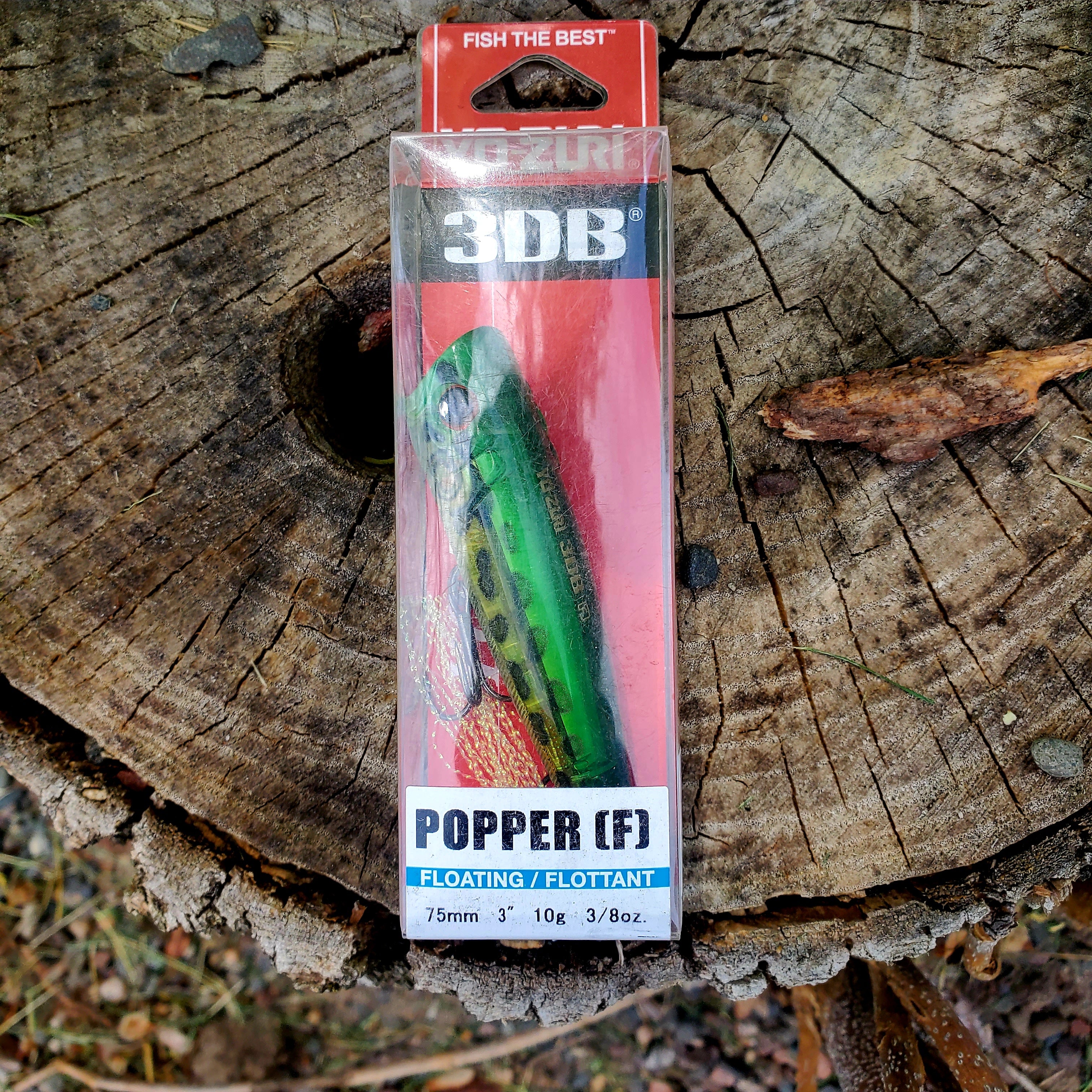 Yo-Zuri Popper Prism Frog 3" 3/8oz