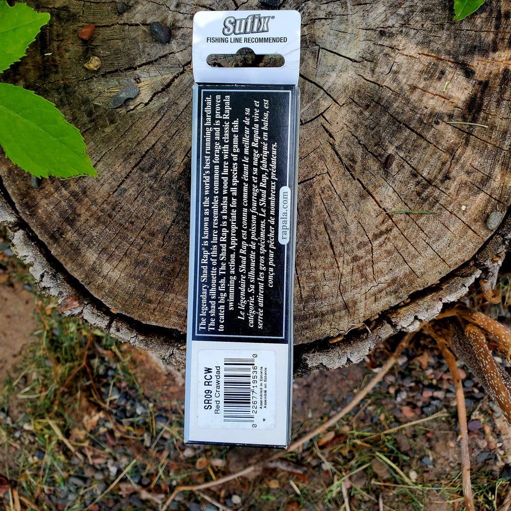 Rapala Shadrap 3-1/2" Red Crawdad