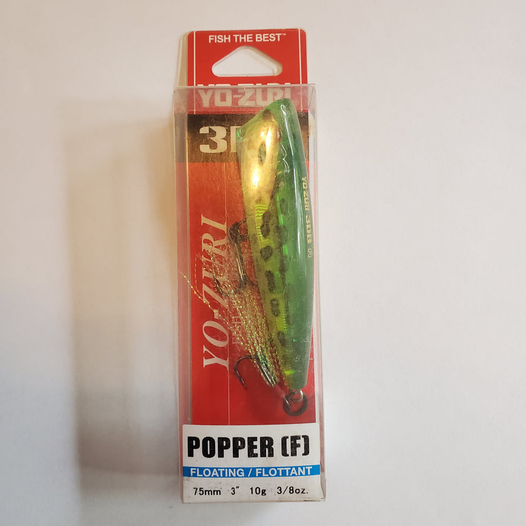 Yo-Zuri Popper Prism Frog 3" 3/8oz