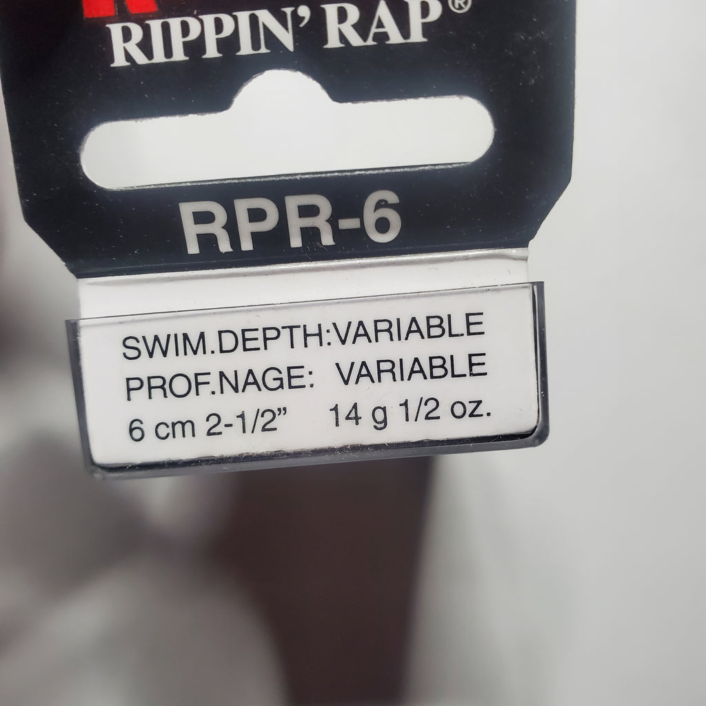 Rapala Rippin Rap CrankBait 2-1/2" Green Tiger UV