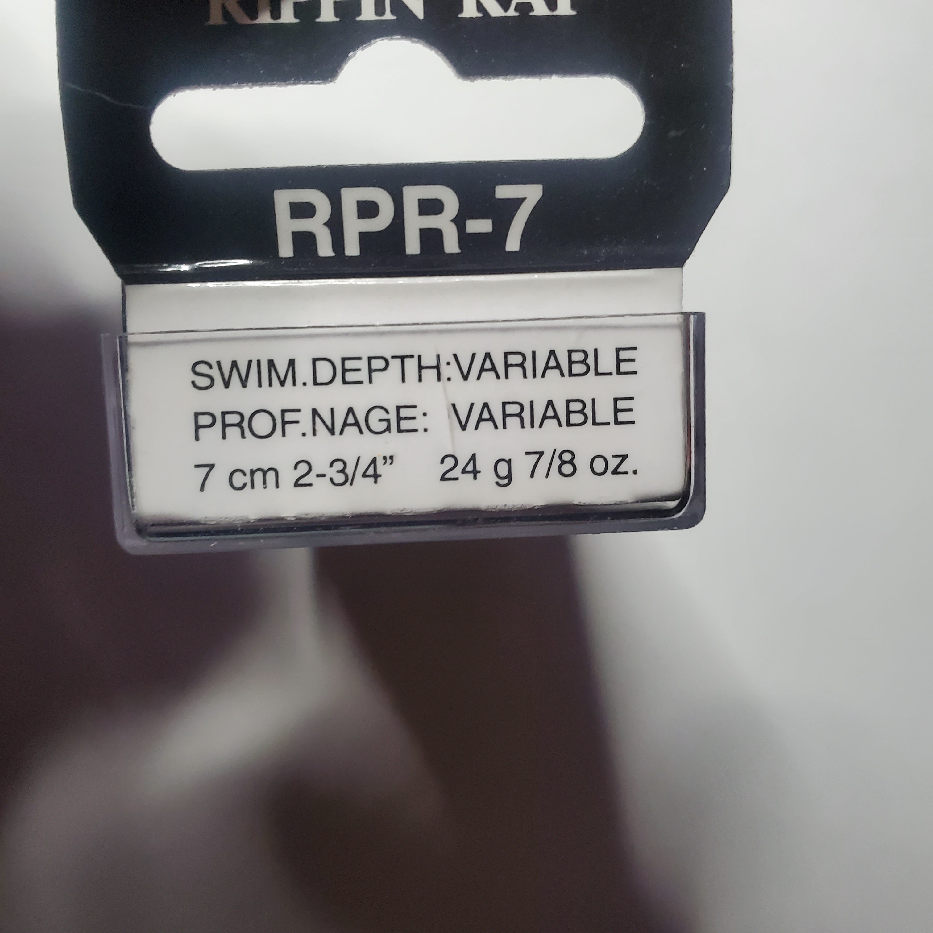 Rapala Rippin Rap CrankBait 2-3/4" Green Tiger UV