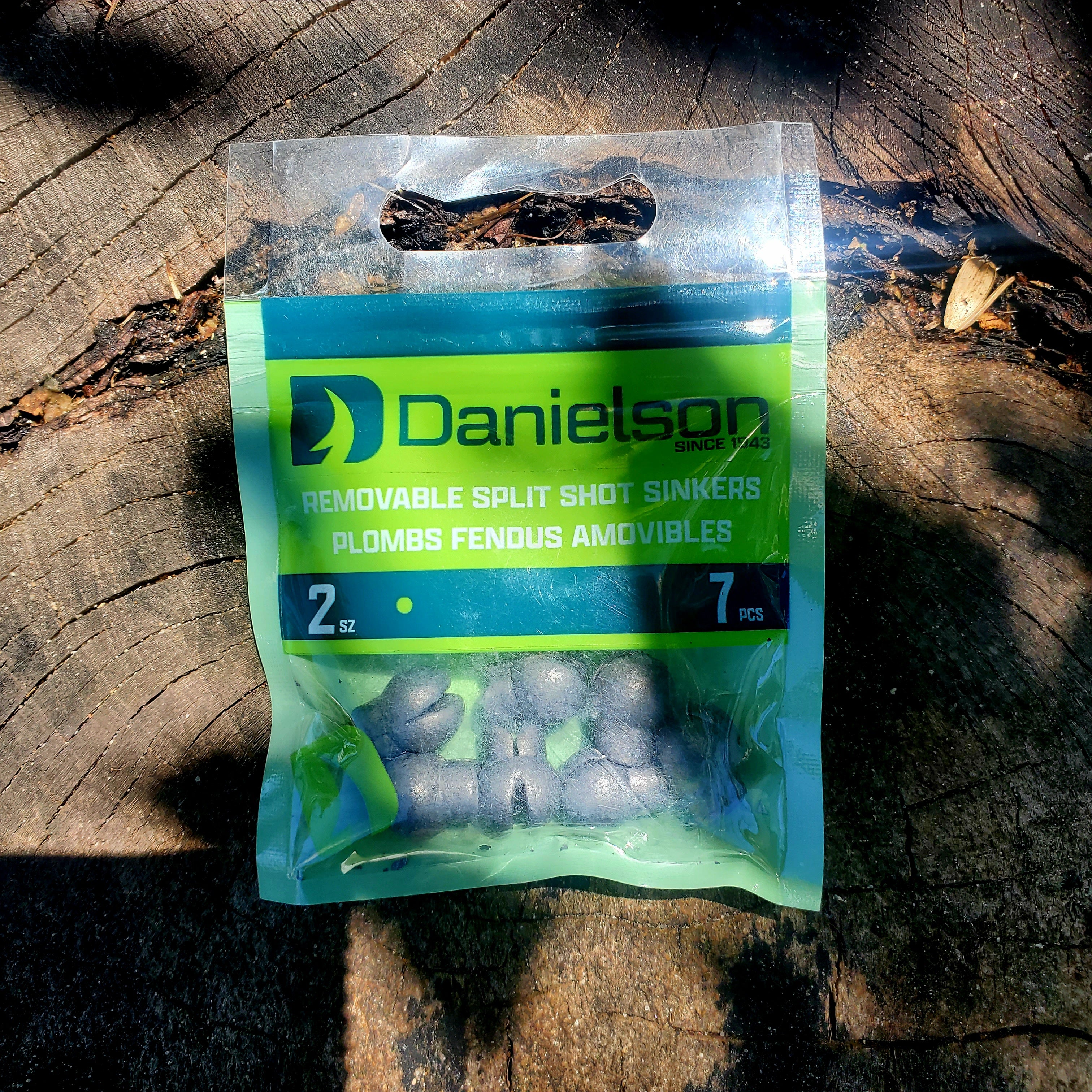 Danielson Split Shot Sinker Size 2