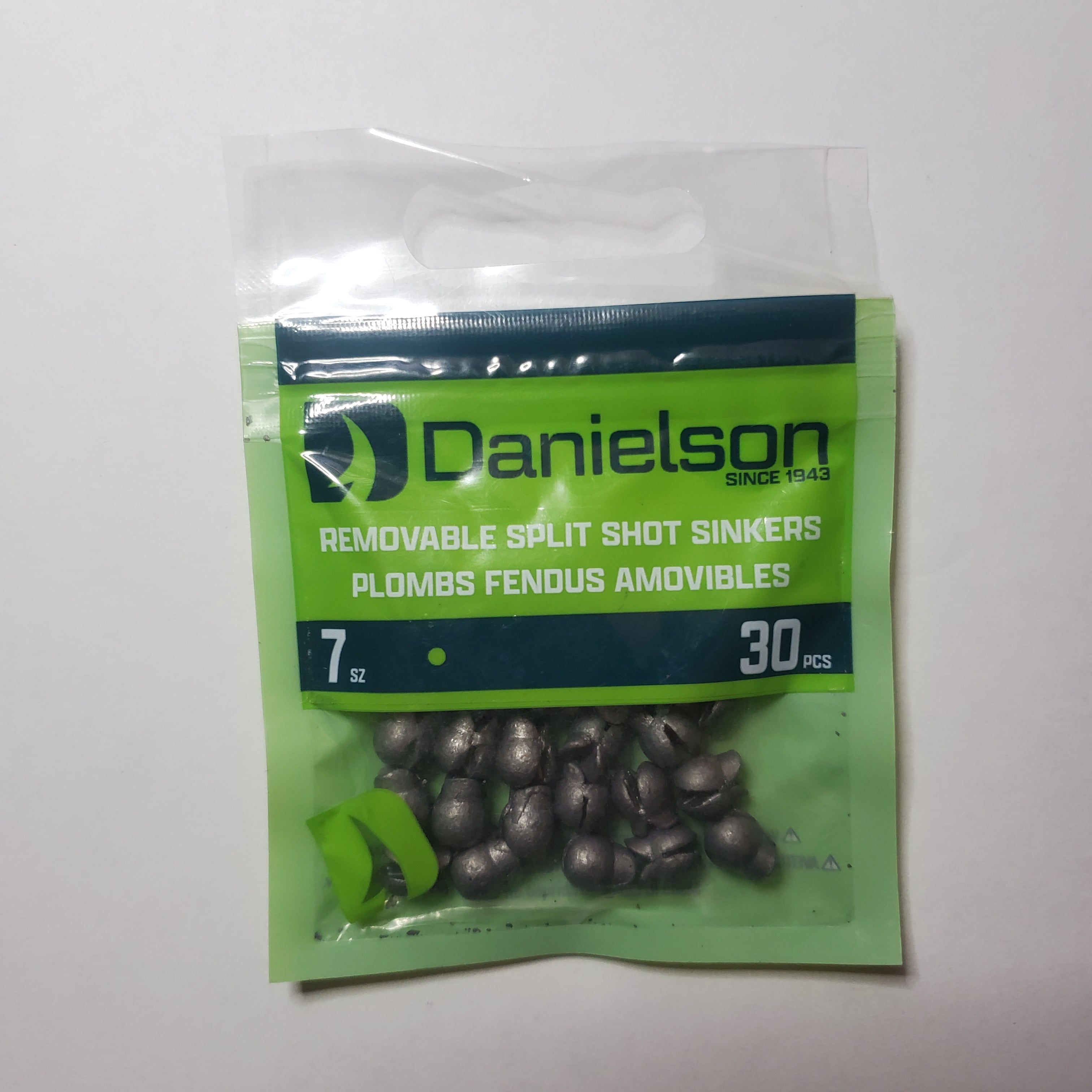 Danielson Split Shot Sinker Size 7