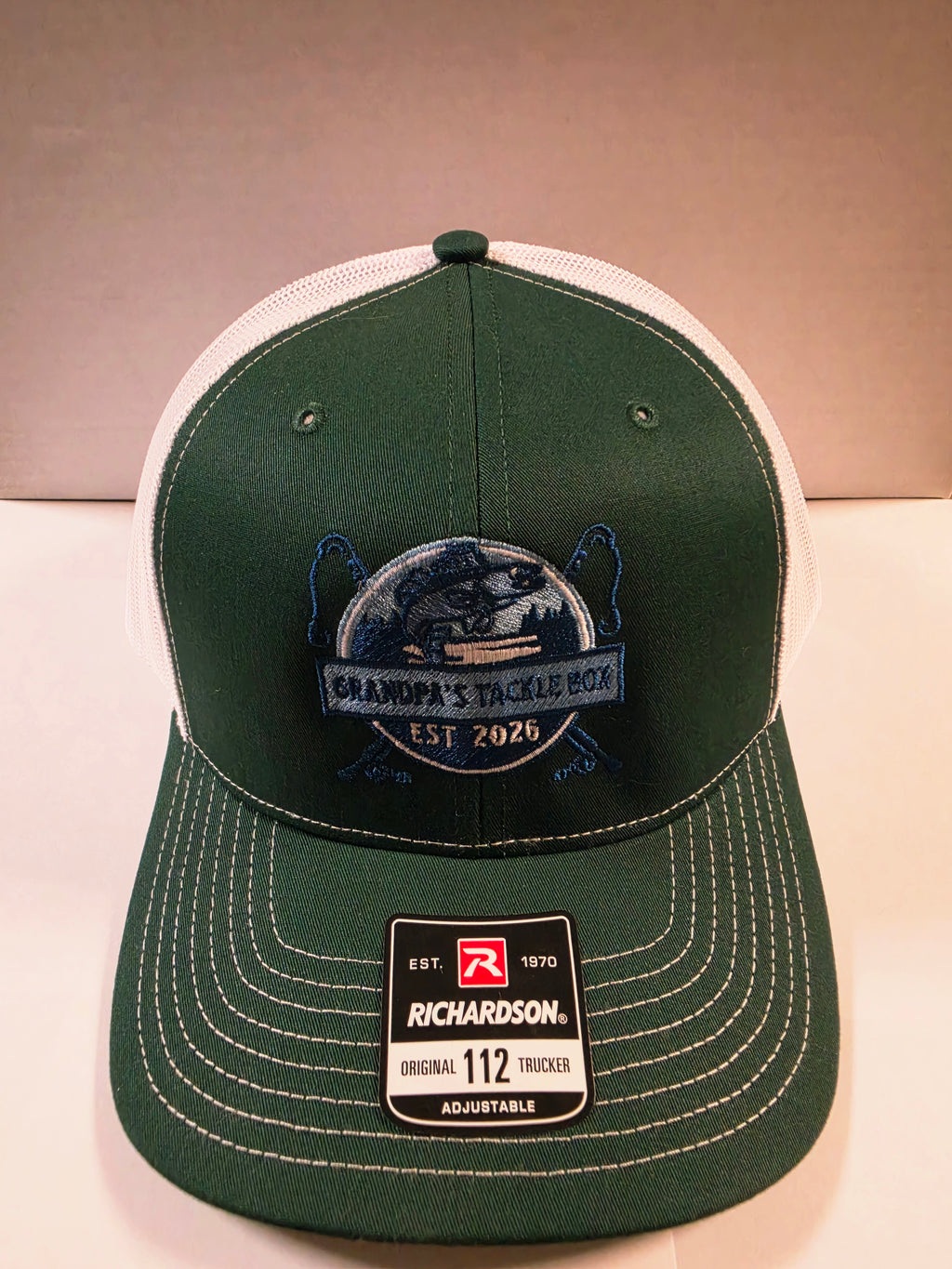 Richardson 112 adjustable hat Dark Green/White