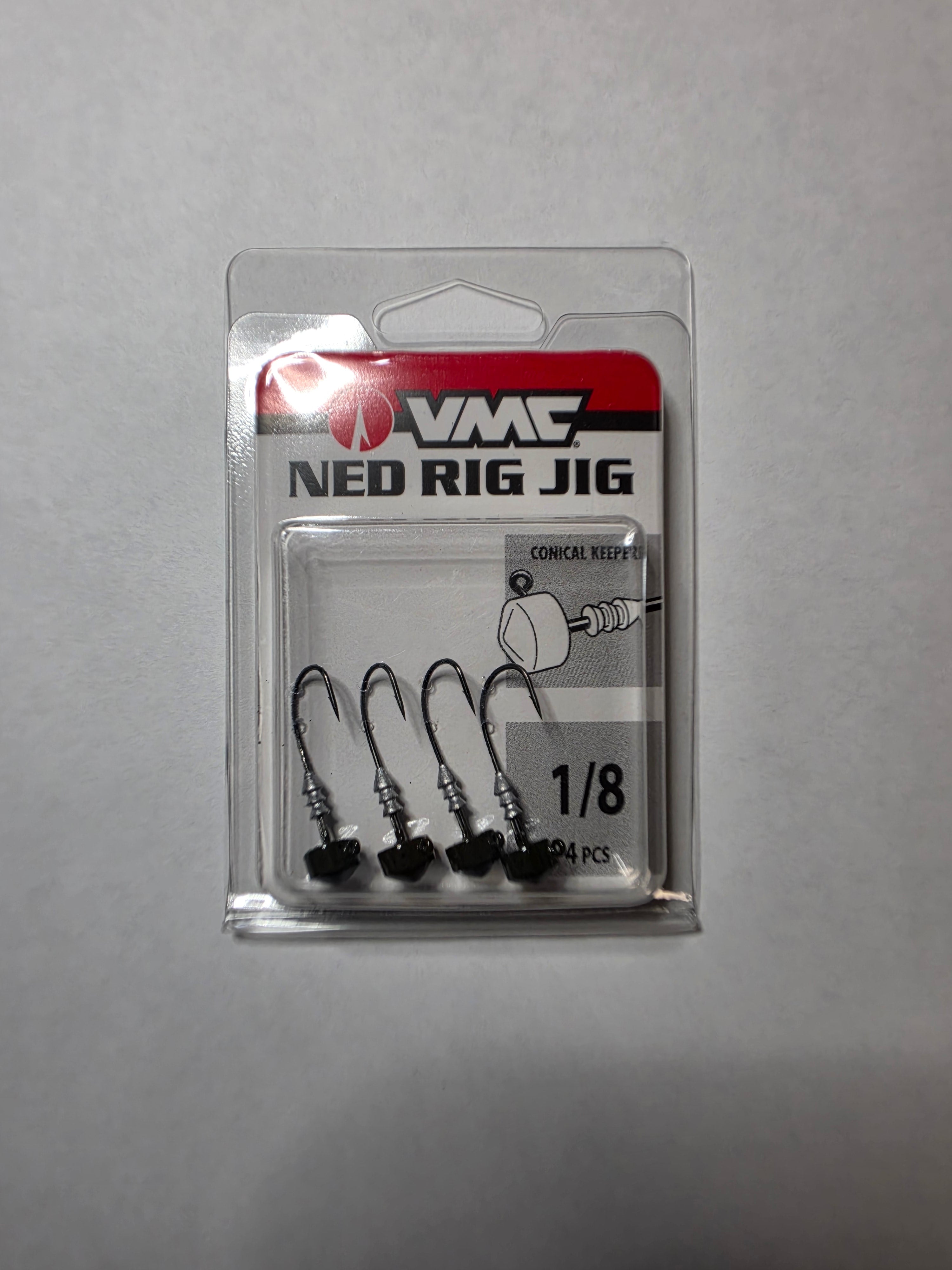 VMC Ned Rig Jig Heads Green Pumpkin 1/8oz
