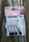 VMC Ned Rig Jig Heads Green Pumpkin 3/16oz